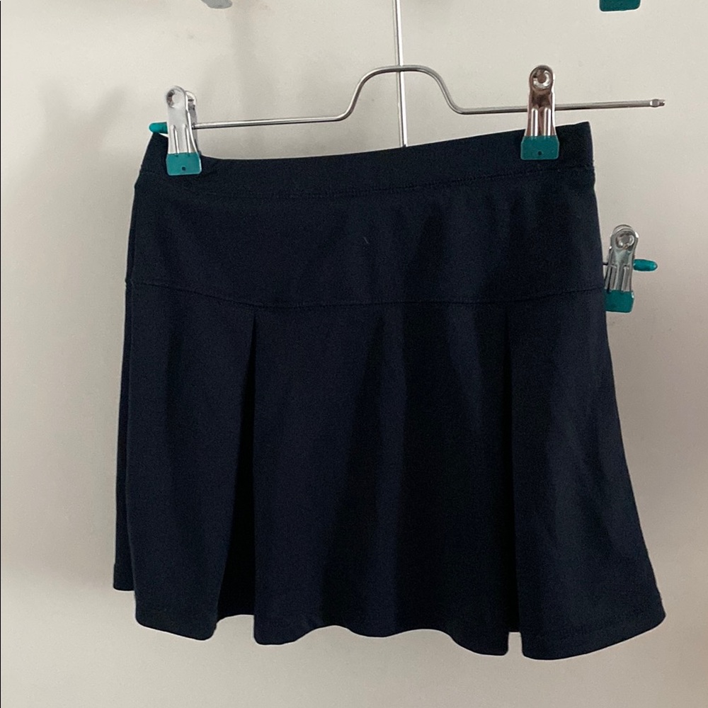 Nautica Blue Skater Mini Skort Pleated Casual